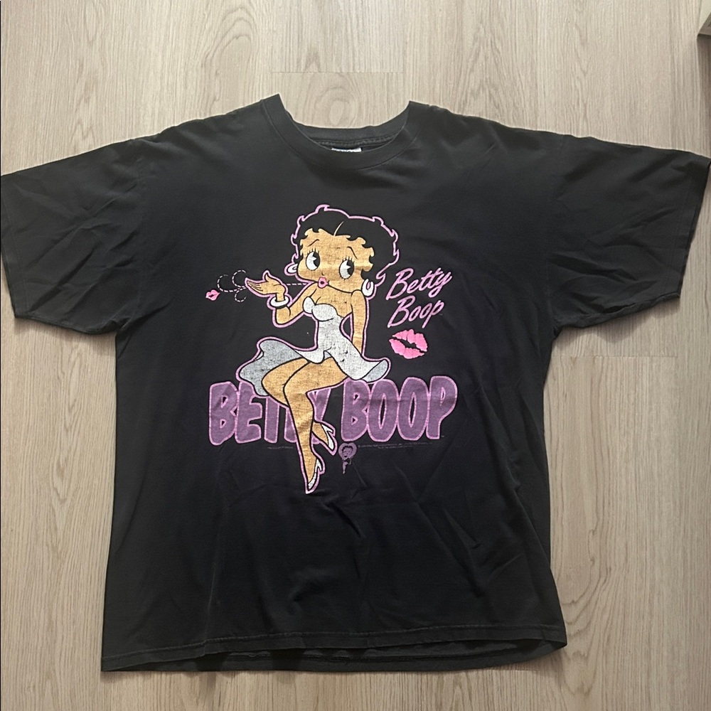 Vintage 1994 Betty Boop Men’s black T-Shirt XL